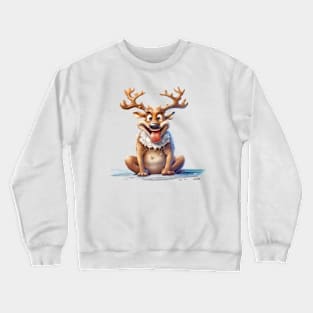 Funny Reindeer Crewneck Sweatshirt